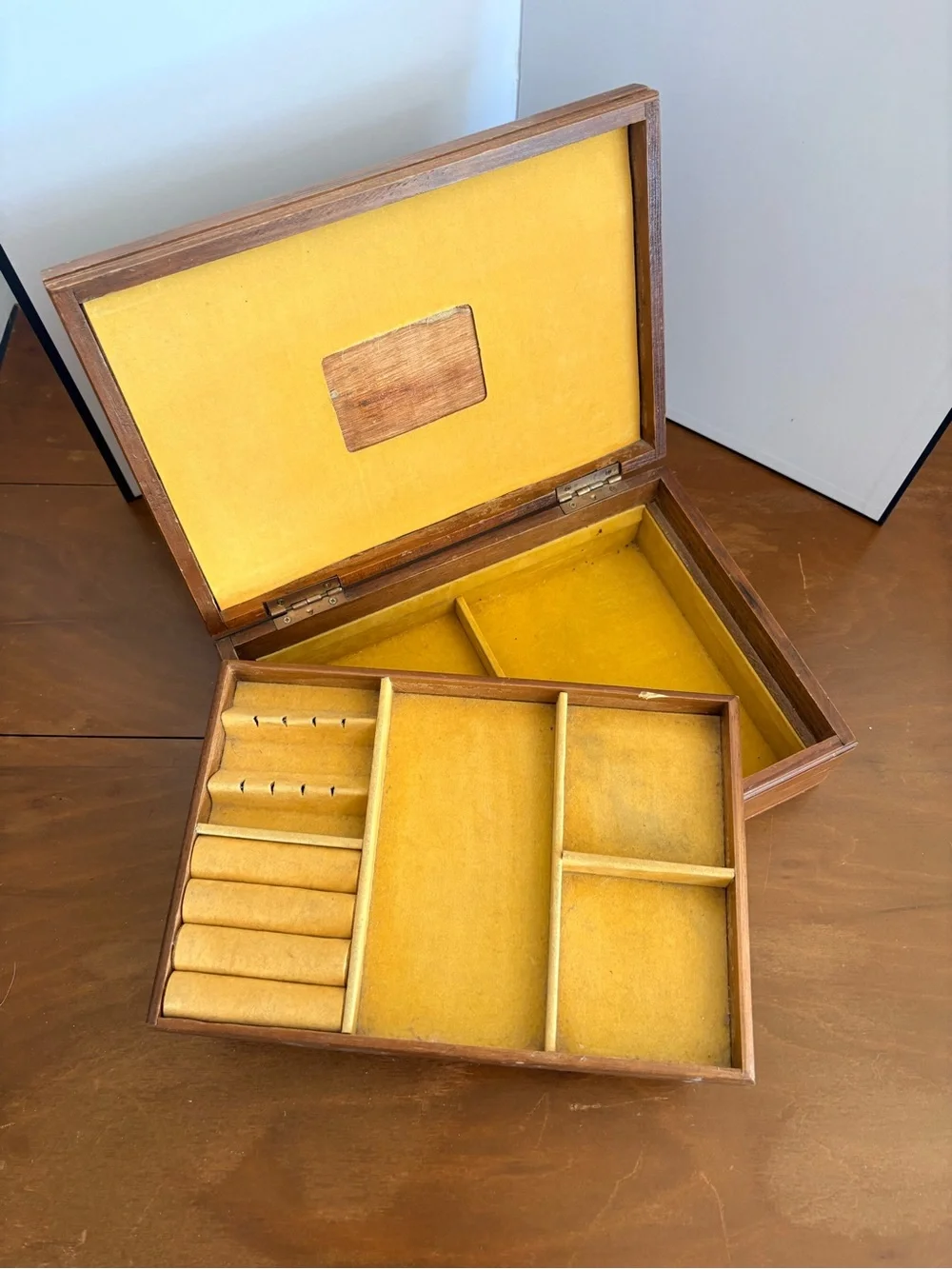Vintage 1950’s London Soft Top Jewelry Box